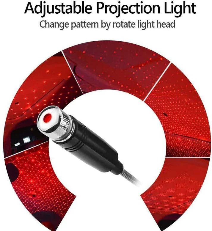 πππ π ππ²π π ππΏπ²π² LuxuryLightβ’ | USB Car Roof Star Light Mini Projector
